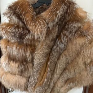 Belle Fare Faux Fur Coat in Warm Tones